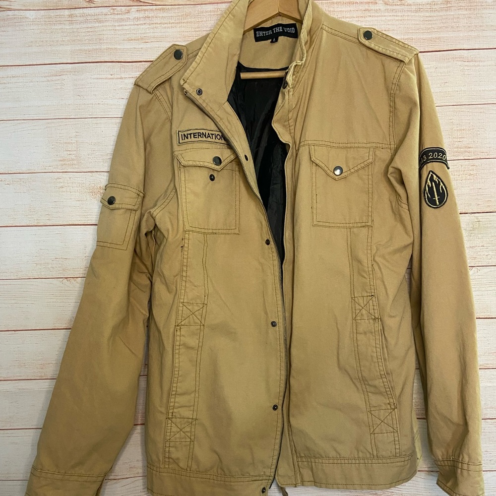 Enter The Void Military Style Jacket Large